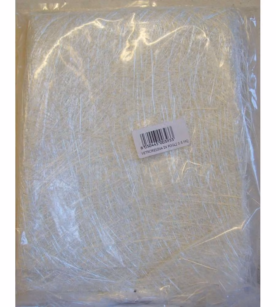 Foglio in Vetroresina 0,5 m² - Tessuto in Fibra di Vetro per Riparazioni e Rinforzi