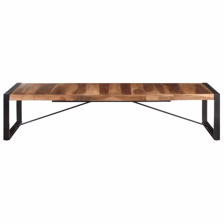 Tavolino da Salotto 180x90x40 cm in Legno Massello
