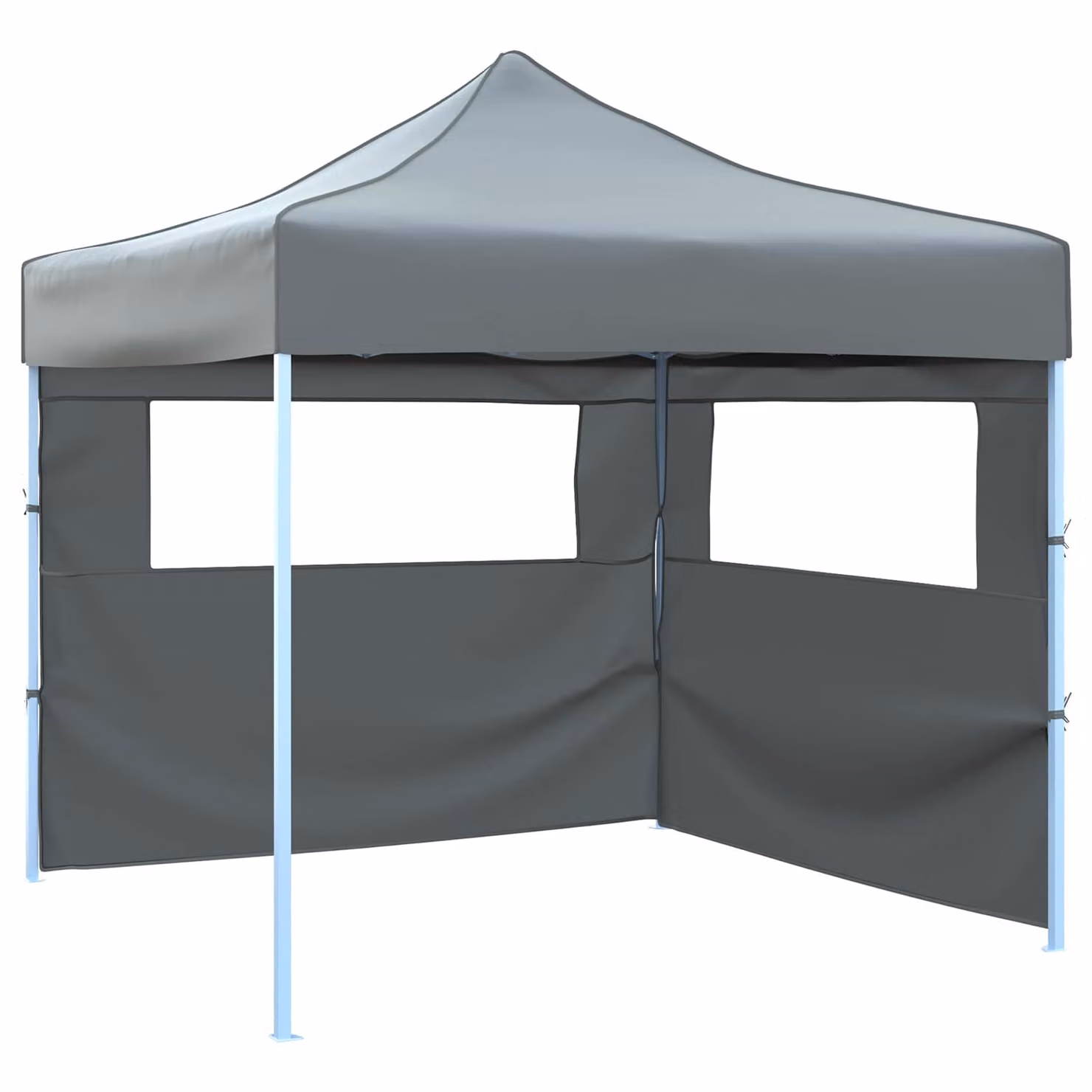 Tenda Party vidaXL in tessuto Oxford Antracite e Bianco, L/P/H: 291 x 291 x 315 cm