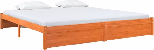 Letto matrimoniale | Letto per adulti | Struttura del letto Marrone cerato 200 x 200 cm