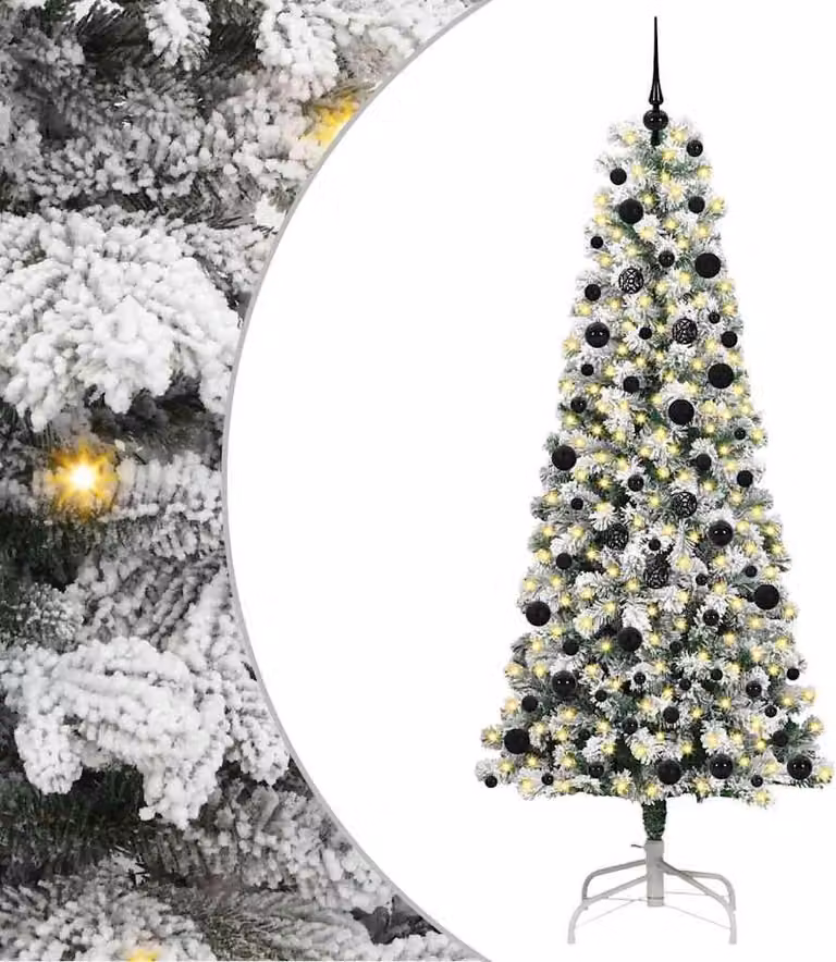 Albero di Natale Artificiale con Rami Pieghevoli 240 cm