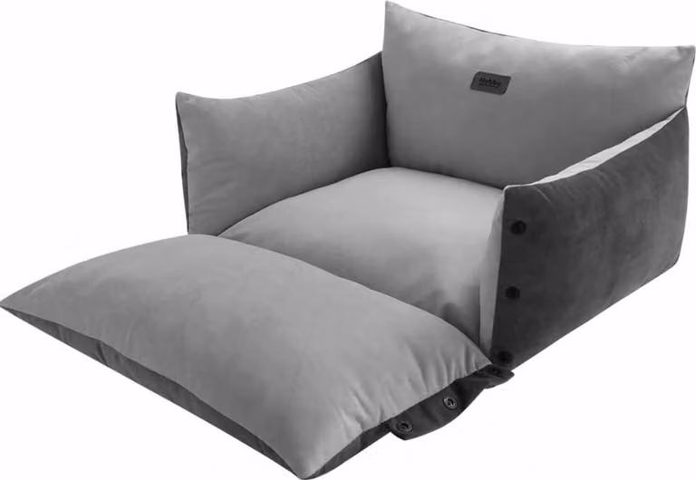 Nobby Komfort Bett 2 in 1 "ALIN" grigio 50 x 42 x 18 + 7