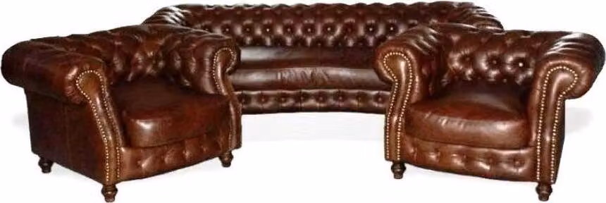 Chesterfield Braun Modern Sofa Couch Polster Gemütlich Wohnzimmer Couchen