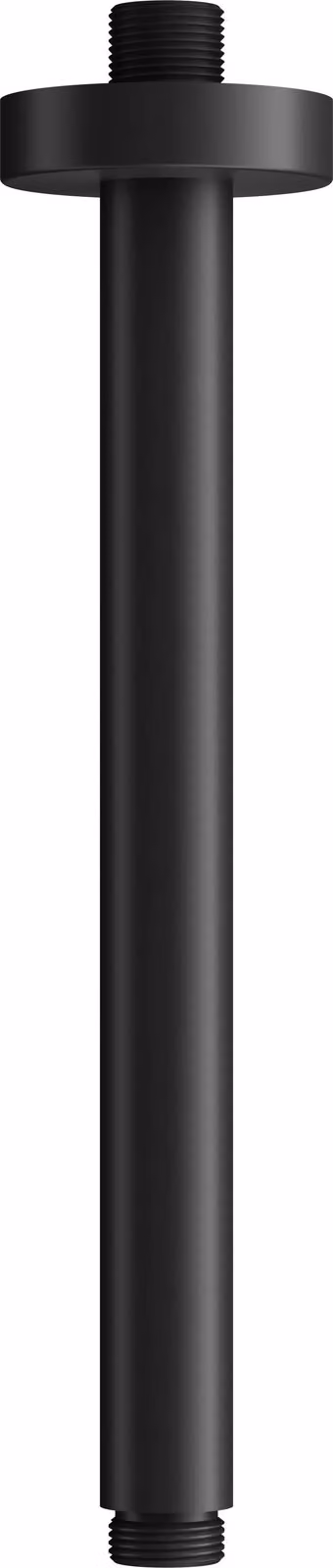 Braccio doccia a soffitto - 250 mm Nero