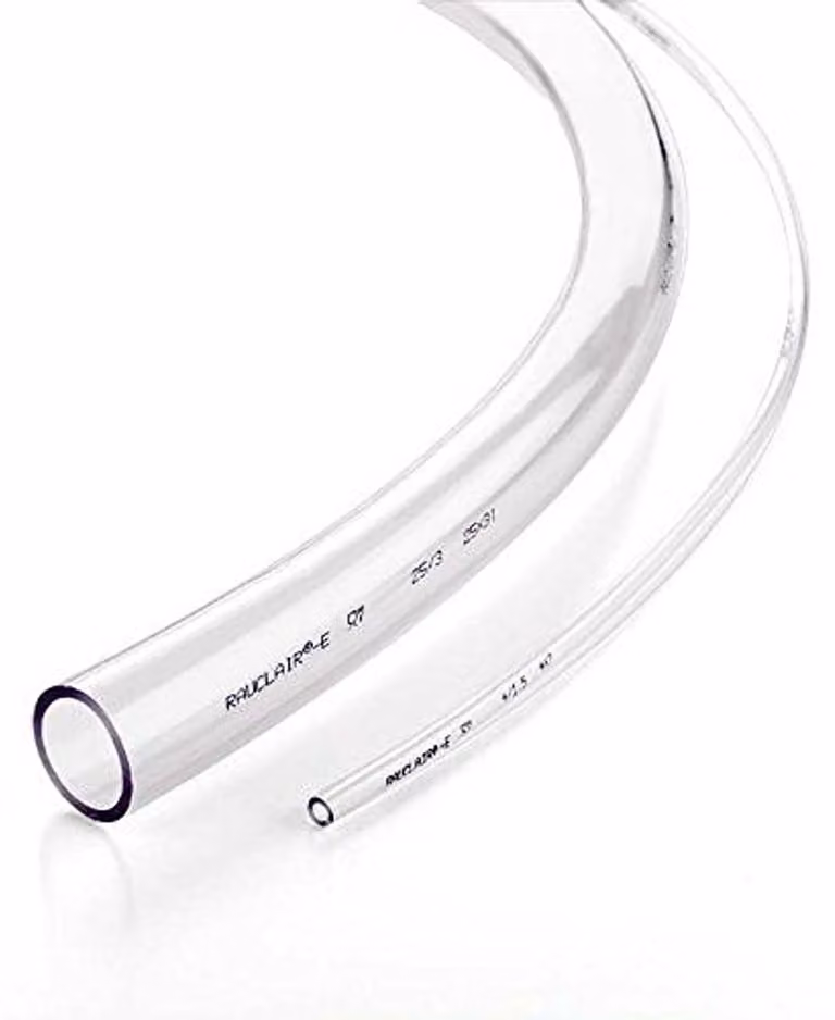 Tubo in PVC per benzina, acqua e aria – tubo flessibile disponibile da 3 mm a 5 mm per metro