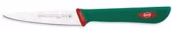 Coltello spelucchino Sanelli in acciaio inox con manico verde e cromo, lama 10 cm