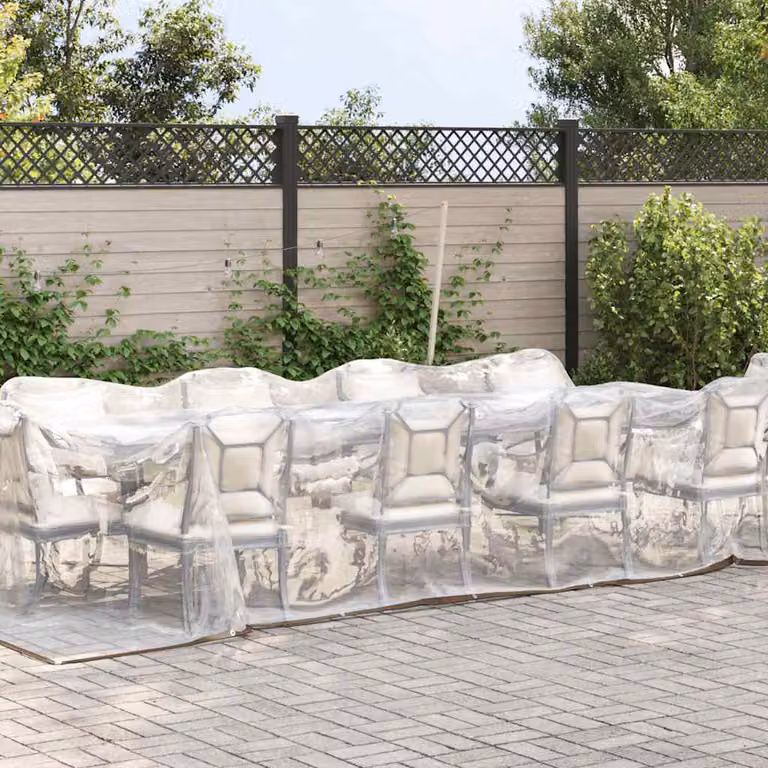 Telone Trasparente con Occhielli 3x12 m in Polietilene