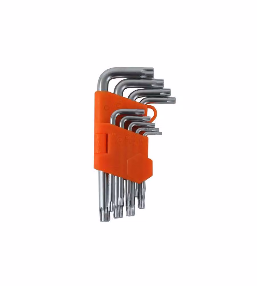 Chiavi Torx T10/50 Pz 9 C/Foro Cv Corte Alte 01976