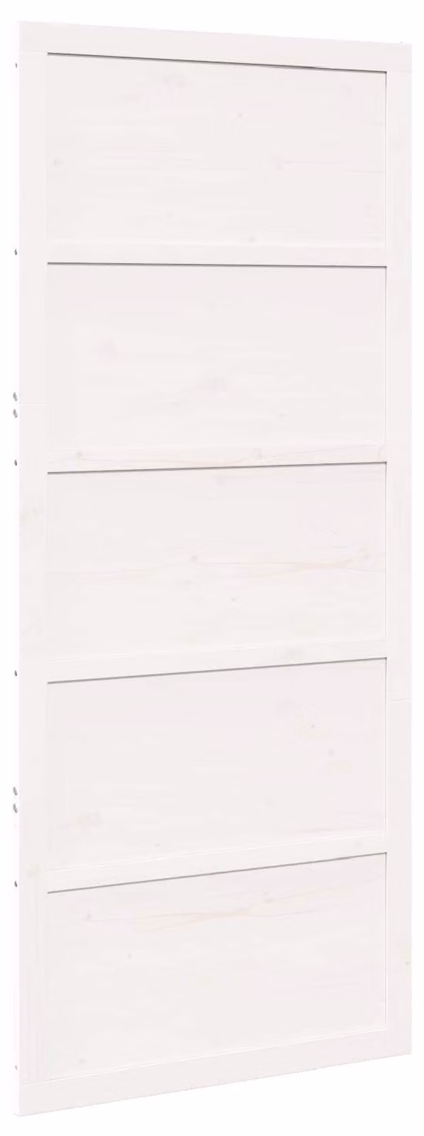 Porta del fienile Bianco 100 x 2,5 x 208 cm