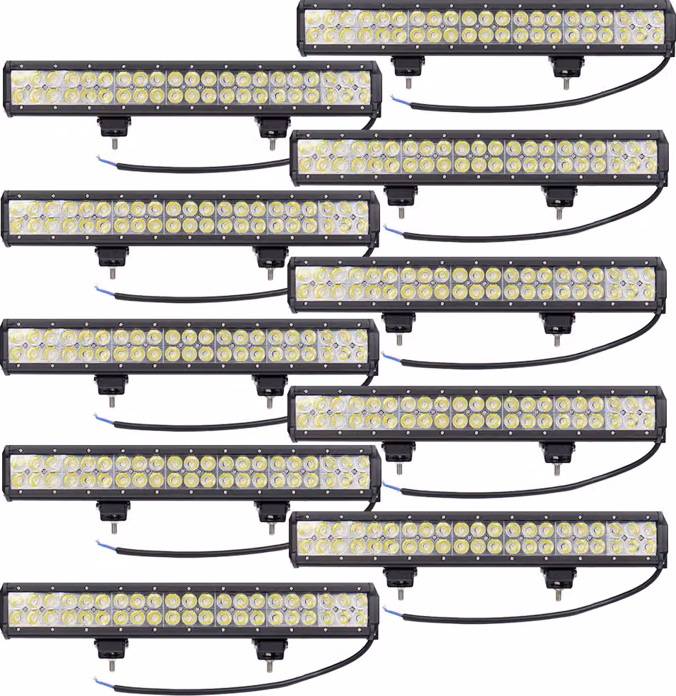 Greenmigo 10X 126W LED luce di lavoro bianco 12V 24V riflettore luce di lavoro bar faro luce di lavoro offroad luce di lavoro per trattore