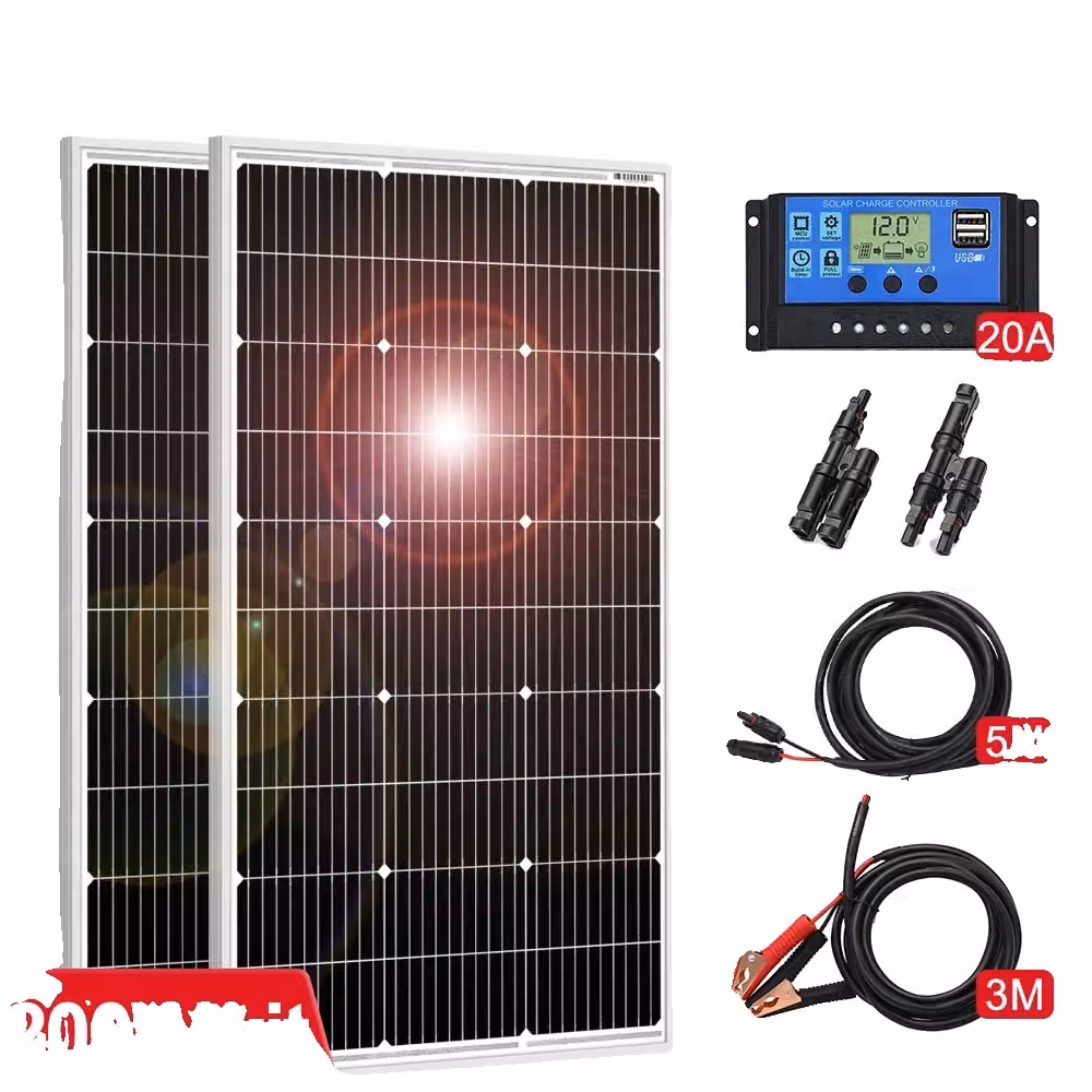Solarmodul, set da 200w