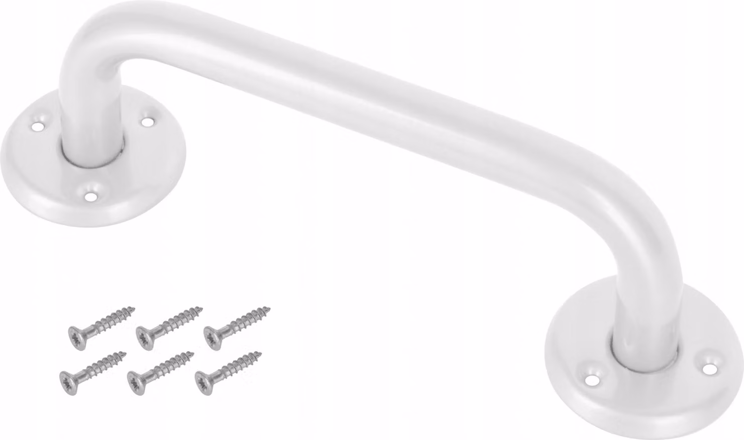 Maniglia per bagno Supporto Barra 30 cm Bianco