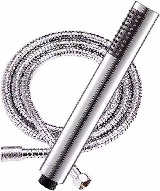Rubinetto flessibile da 175 cm in acciaio inossidabile, ad alta pressione, a risparmio idrico