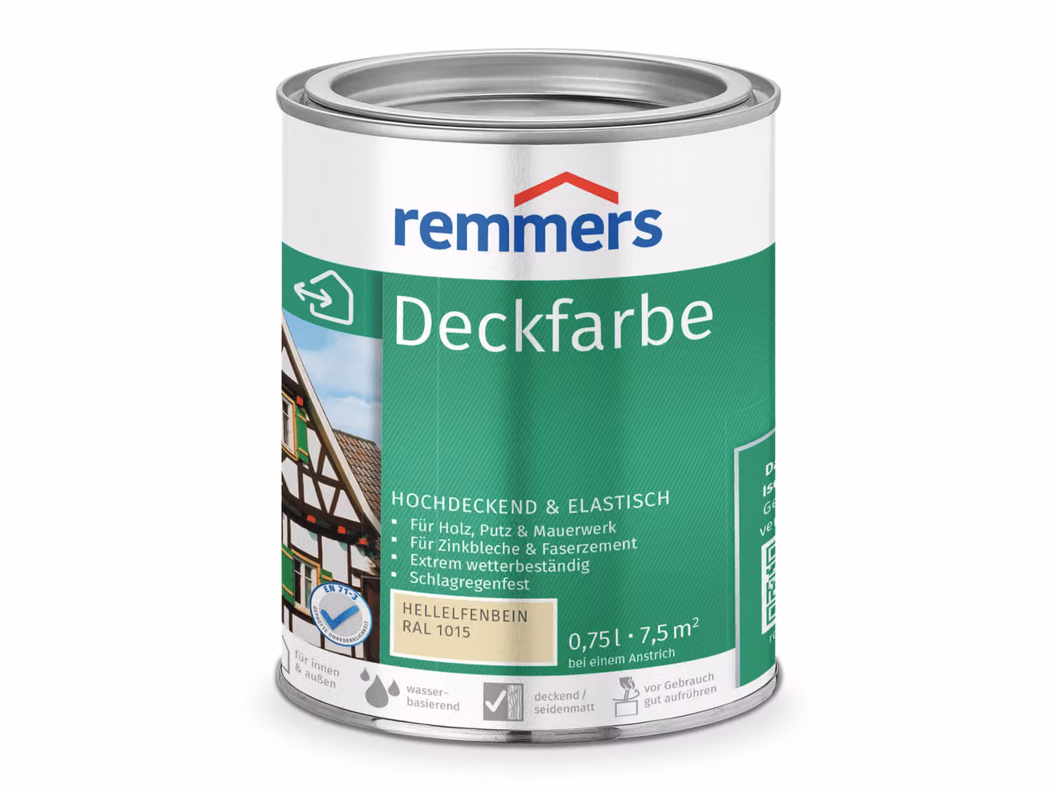 Remmers vernice opaca avorio chiaro secchio da 0,75 L