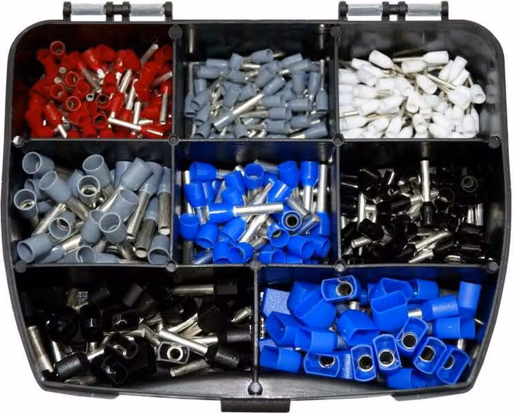 Set di 370 pezzi di manicotti isolati Bm