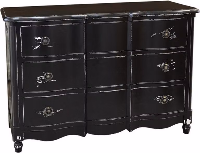 Casa Padrino Cassettone barocco a 3 cassetti 130 cm - Mobili in stile Liberty - legno massello