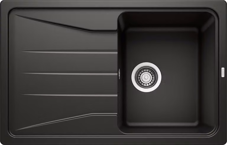 Lavello in granito Blanco SONA 45 S 500 x 780 mm nero 525970