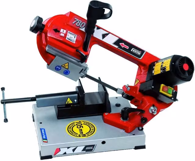 Segatrice a nastro Femi 780 XL da banco con potenza di 850 W e lama da 1335 x 13 x 0,65 mm, colore rosso – 1