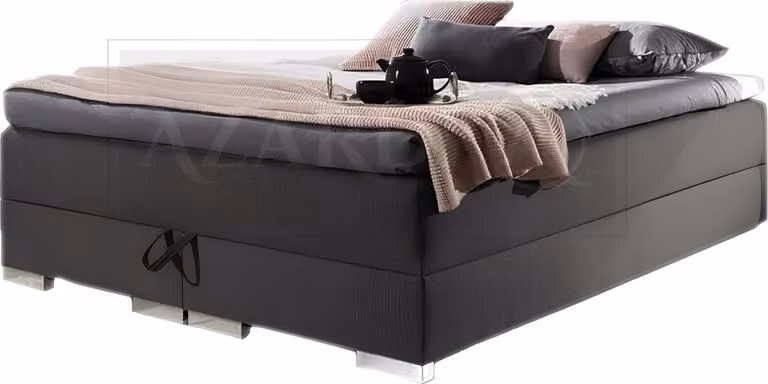 Polsterbett Bettten Bett Polster Ehe Leder Designer Doppel XXL Big Barock
