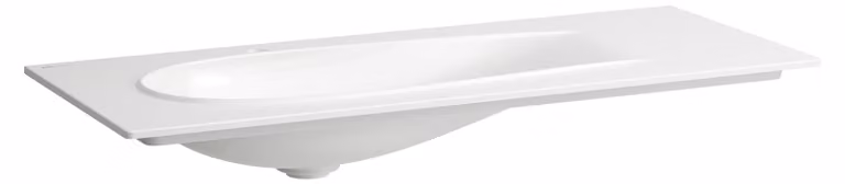LAUFEN Il Bagno Alessi lavabo à poser, sans trou pour robinet, sans trop-plein, avec vidage, 120x50cm, H8179797571121, H8179797571121