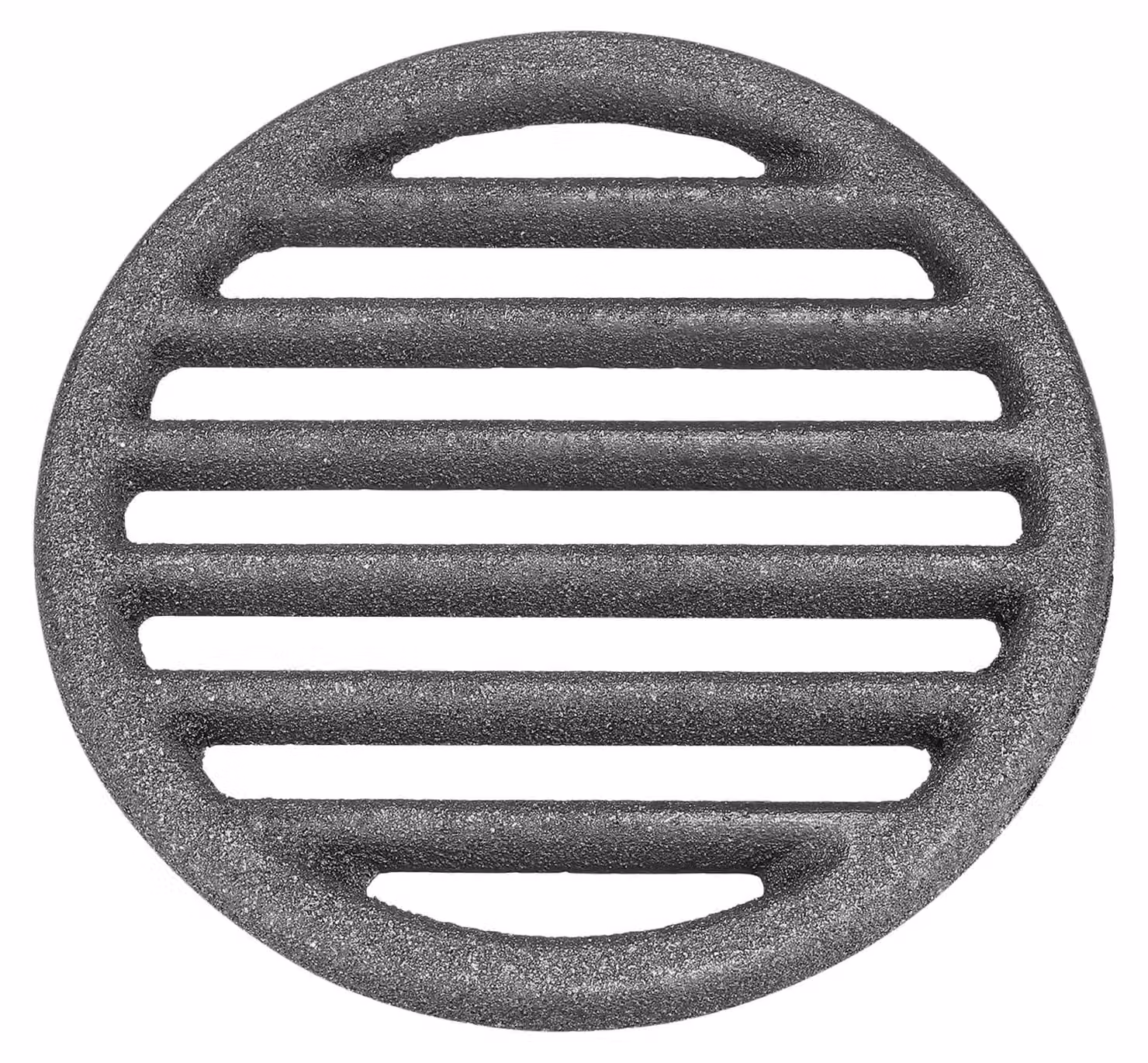 Griglia rotonda in ghisa, diametro 12 cm, per barbecue