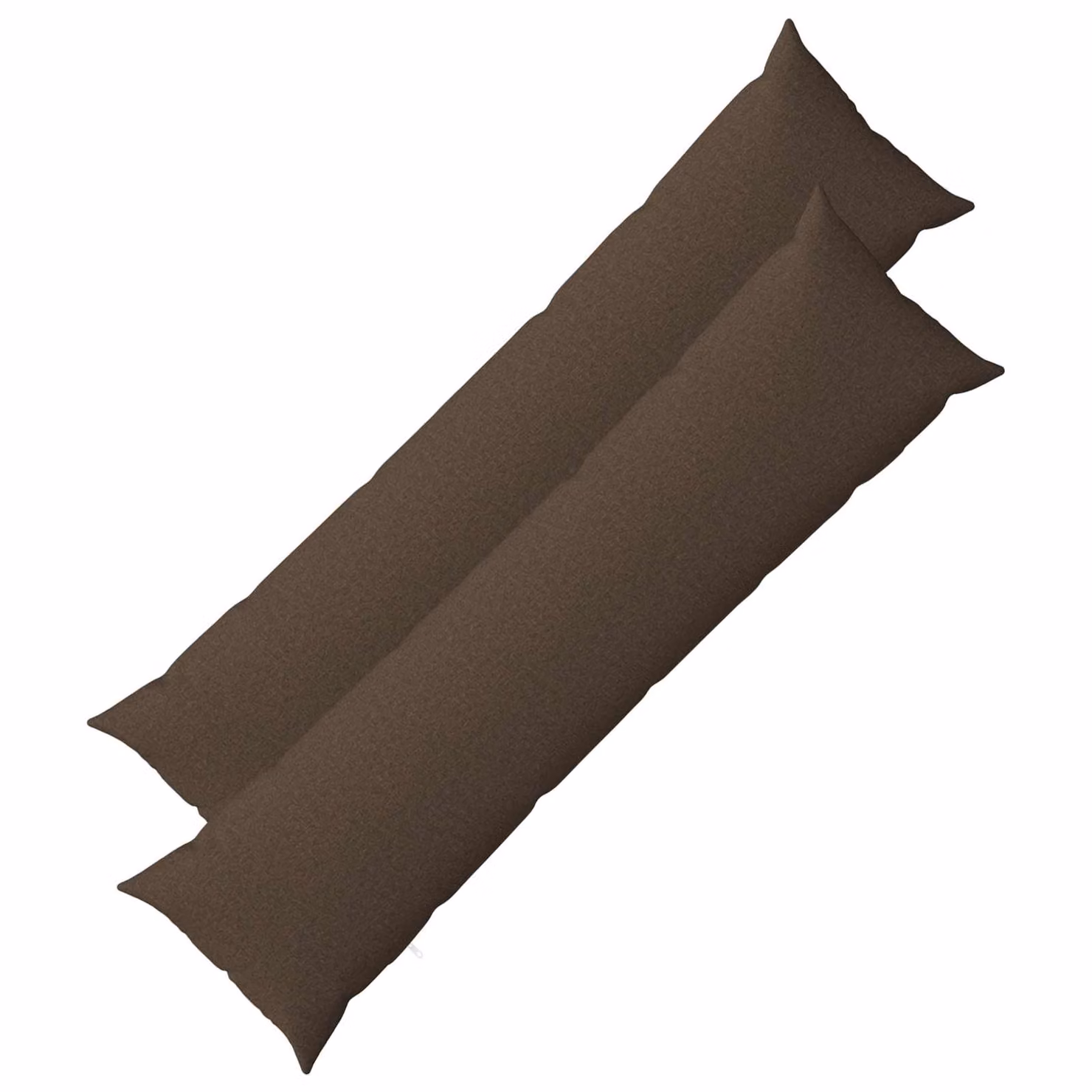 Set di 2 federe vidaXL HEERLEN in tessuto beige, L 145 cm x L 40 cm