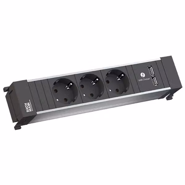 Bachmann POWER FRAME Medium - Rahmen für Steckdosenleiste (916.173)
