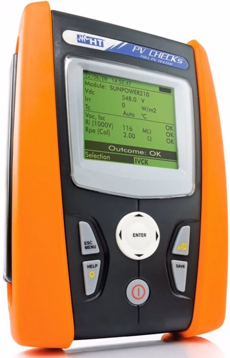 Tester per impianti fotovoltaici - Tester di isolamento 0,01...199 MΩ PV-Checks