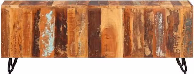 Mobile Porta TV 110x30x40 cm in Legno Massello Riciclato 337842