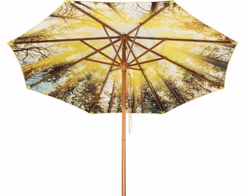 Ombrellone Malaga 300/8 Forest rotondo, Ø circa 300 cm