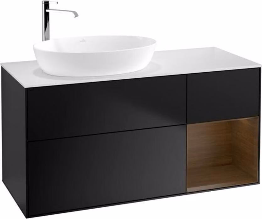 Mobile V&B Finion 120 cm, Pl wh. m, Reg wal ven, bla m Lac