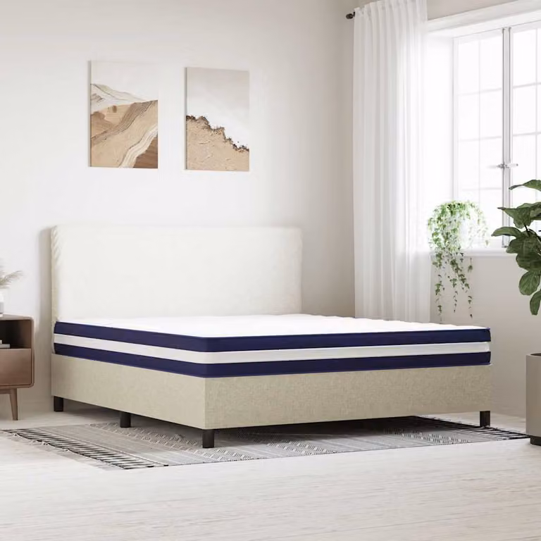 vidaXL Materasso a Molle Insacchettate Medio Rigido 180x200 cm