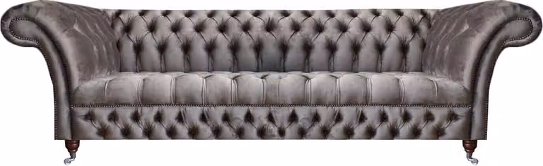 Luxuriöse Sofa Dreisitzer Couch Designer Möbel Moderne Stil Chesterfield