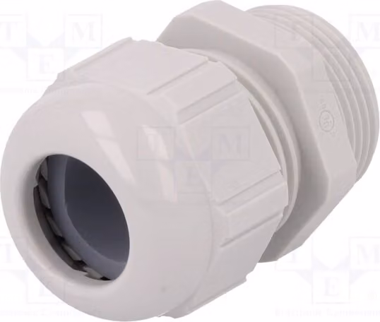 1 x Raccordo per cavo, grado di protezione IP68, materiale: grigio chiaro, codice prodotto: 53018150
