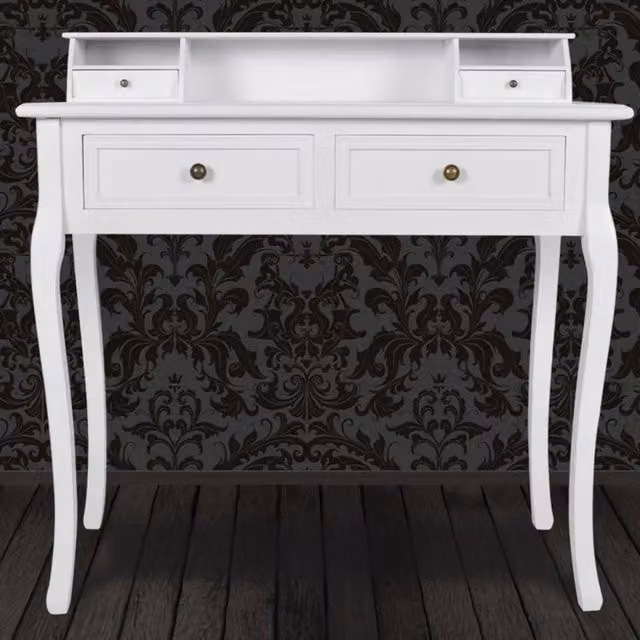 Toeletta | Tavolino da Trucco Moderno Mobiletto Make Up Bianco