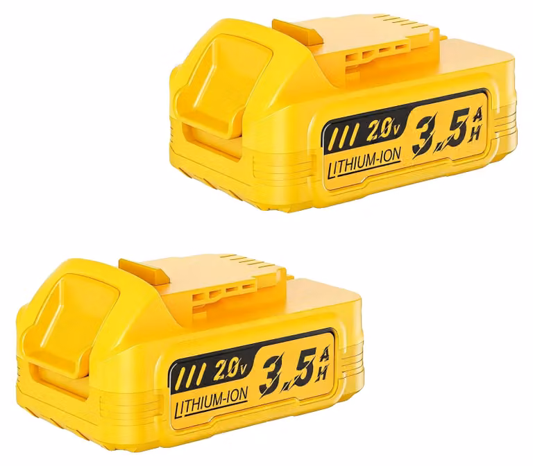 Batterie di ricambio, capacità 3500mAh, compatibilità universale, confezione da 2