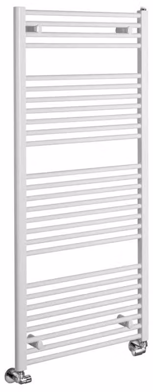 Radiatore da bagno Aqualine DIRECT con attacco laterale 600x1320 mm, bianco