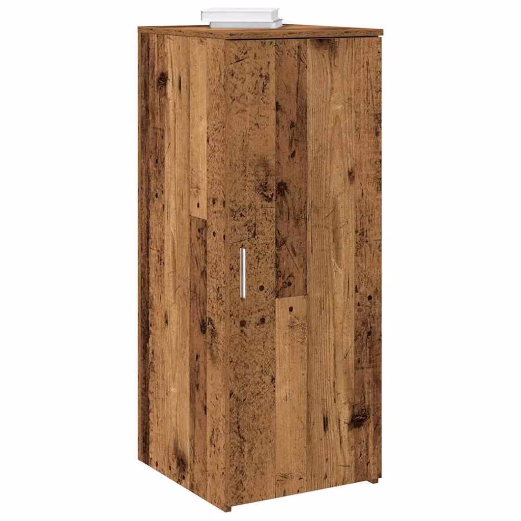 vidaXL Mobile Portaoggetti in Legno MDF Marrone con Ante a Battente e Ripiani Interni L/P/H: 40 x 45 x 103,5 cm