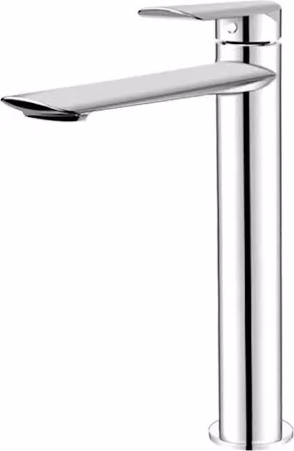 Rubinetto da lavabo con bocca alta senza scarico cromo