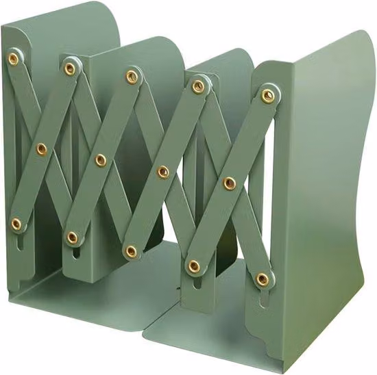 Supporti regolabili da scrivania, supporti metallici antiscivolo per librerie, cucina, libri di cucina