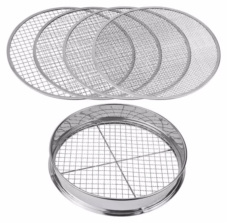 Setaccio da giardino in acciaio inossidabile 5in1, modello KTGS1