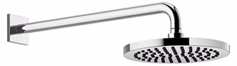 Douche de pluie Dornbracht avec fixation murale, saillie 450mm, Ø 220mm, flowReduce, 28648670-19, 28648670-19