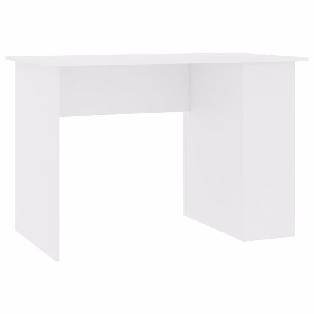 Scrivania Bianca 110x60x73 cm in Legno Multistrato