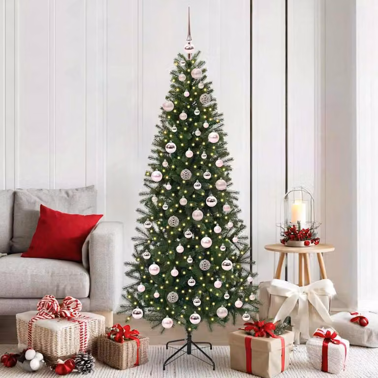 Maison Exclusive - Albero di Natale artificiale, verde, 180 cm, realizzato in PE e PVC