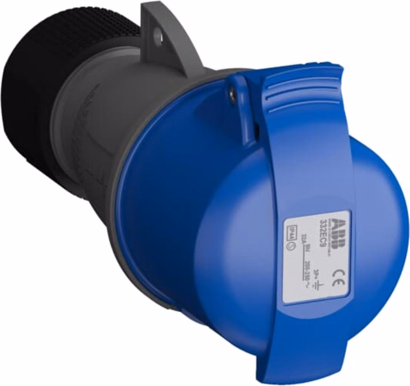 Amphenol 32 Ampere CEE Connettore maschio a 4 poli (3P+PE) Presa, codifica 9h rosso 200/250V Frequenza 50 e 60Hz -