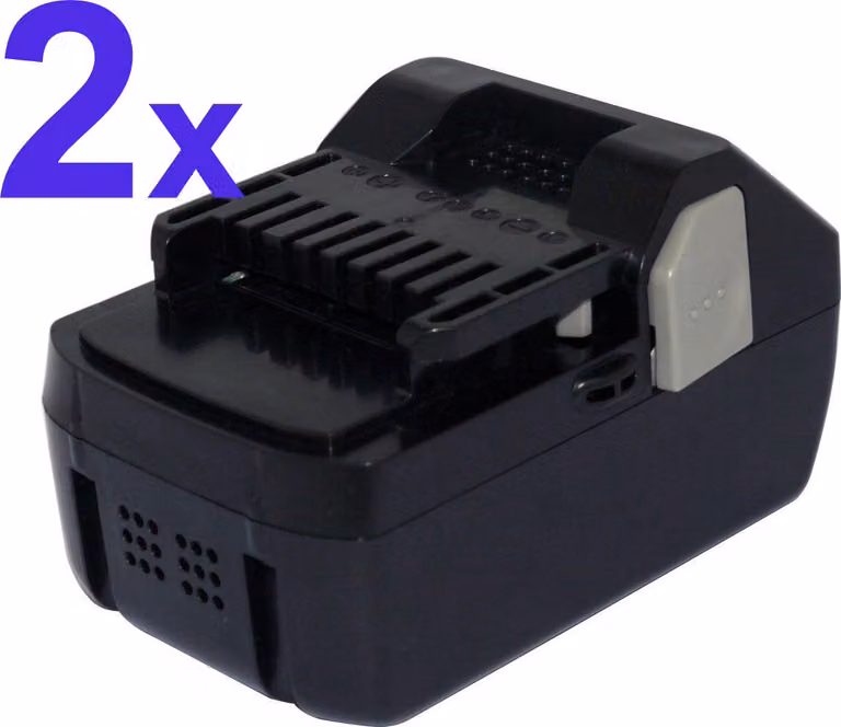 2x batteria PowerSmart 18V / 4000mAh per Hitachi WH 18DBDL, WH 18DSAL, WH 18DSDL, WH 18DSL, WM 18DBL