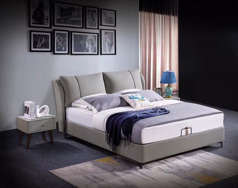 Klassisch Doppelbett Bett Ehebett Design Luxus Betten Modern Stil 180x200cm
