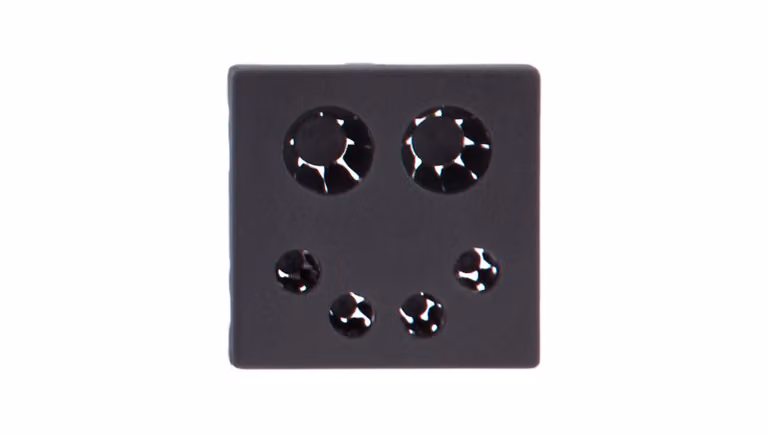 Simon Connect Coperchio passacavo K45 diritto grigio grafite K20/14