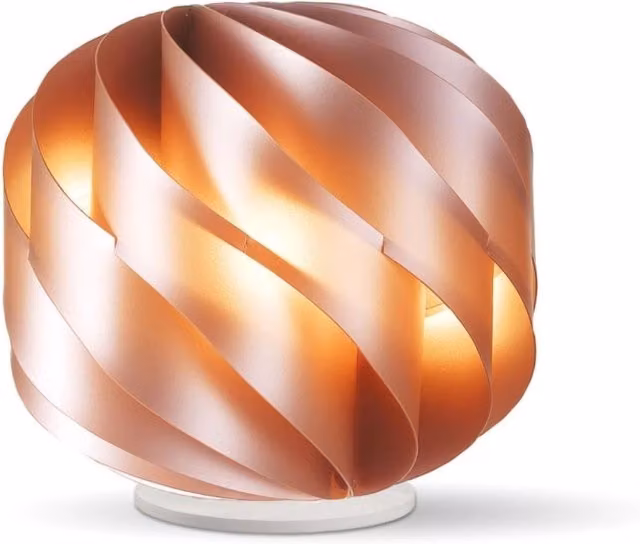 Lampada da tavolo IPERBRIKO LAP in plastica color rame, L 40 cm x P 39 cm x H 30 cm