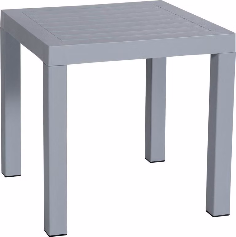 Tavolino - Elegante - Resistente agli agenti atmosferici - Materiale di alta qualità. Colore: Grigio